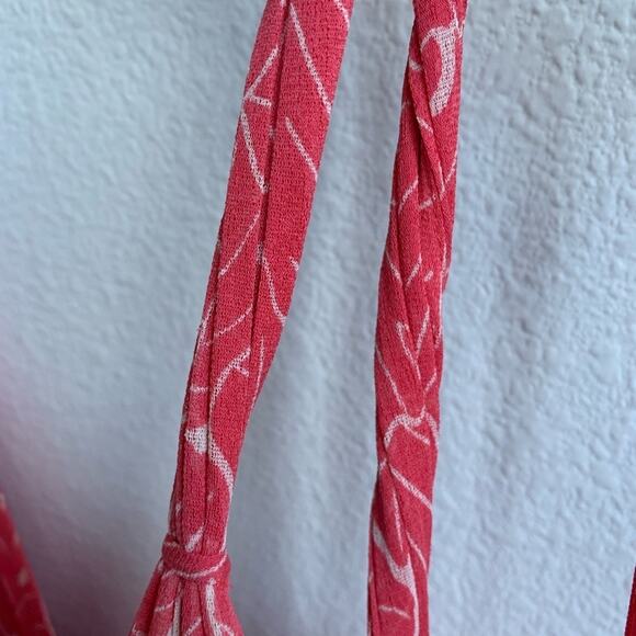 Diane Von Furstenberg Leaf Print Silk Glenn Dress 4 - Picture 8 of 8